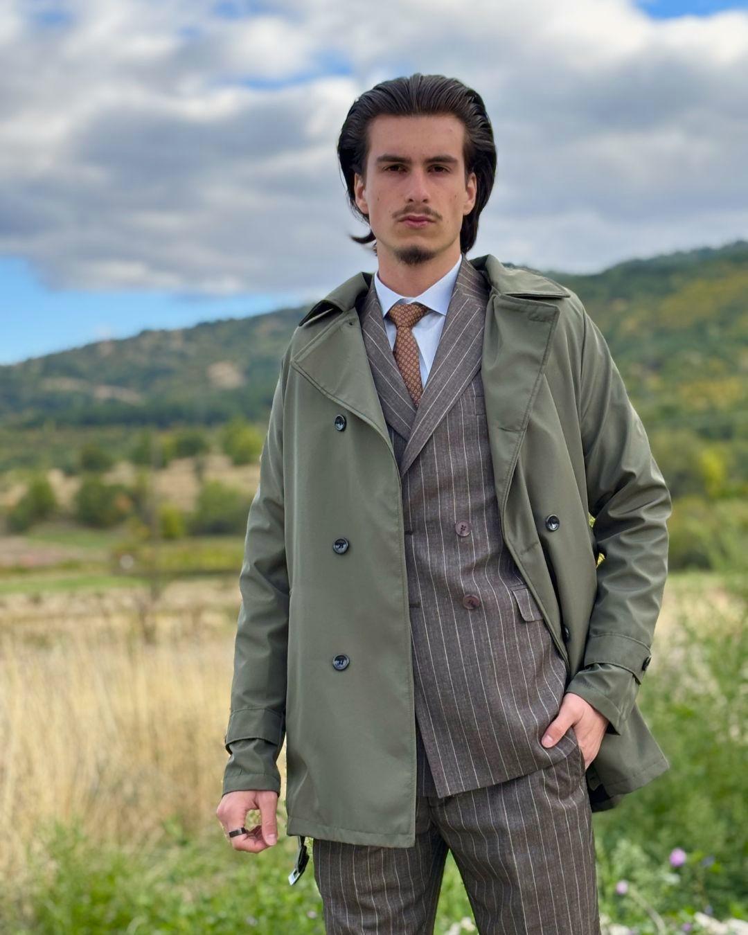 Тренч мантил