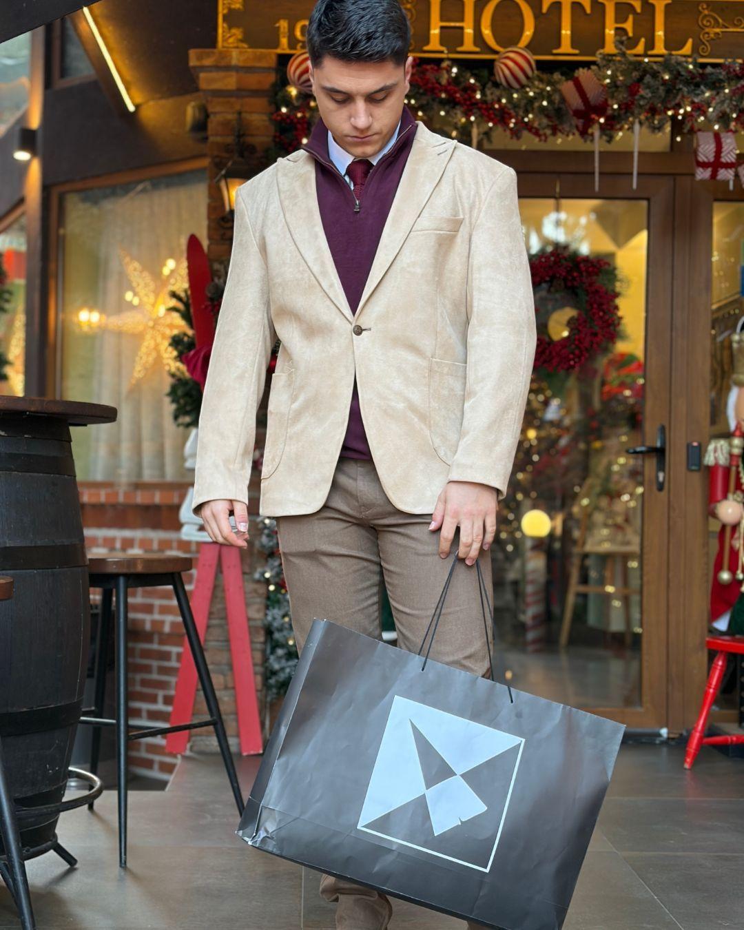 TWENHIL Машко велур сако