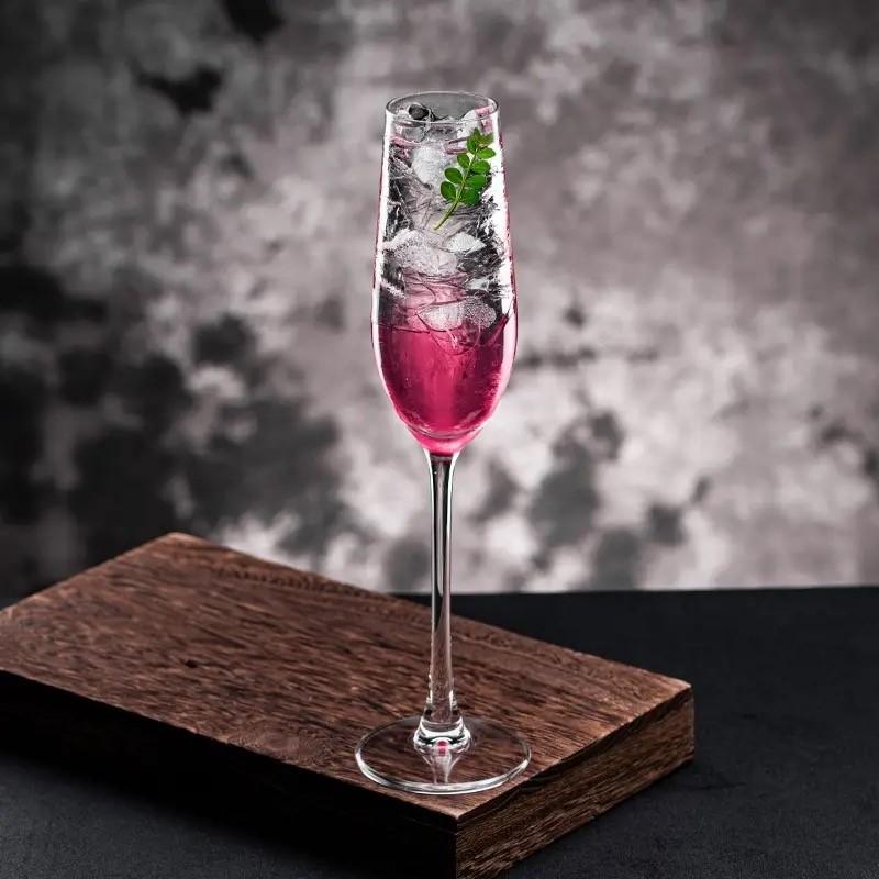 Кристални чаши за шампанја, 6, 210мл