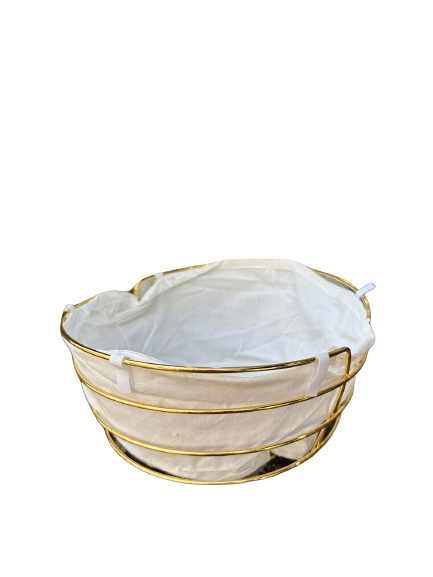 Метална Округла Корпа 24см, Бела