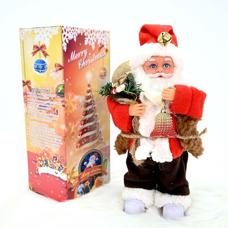 Новогодишен дедо мраз со вреќа и dzвонче