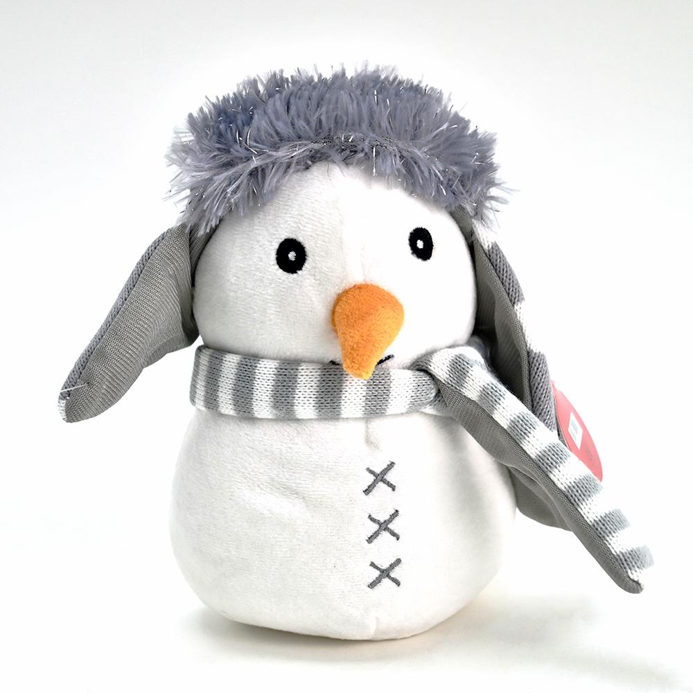 AMEK Снешко со сива капа и шал 19цм