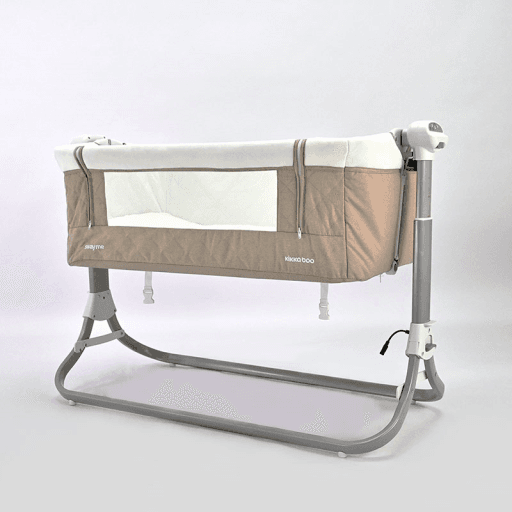 KIKKA BOO Креветче Електрична Лулка Свеј Вит Ми Беж