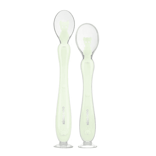 KIKKA BOO Лажички Силиконски Со Вакум 2 Минт