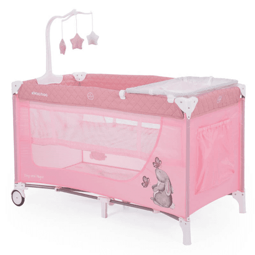 KIKKA BOO Креветче Деј Енд Најт Розево Со Зајче