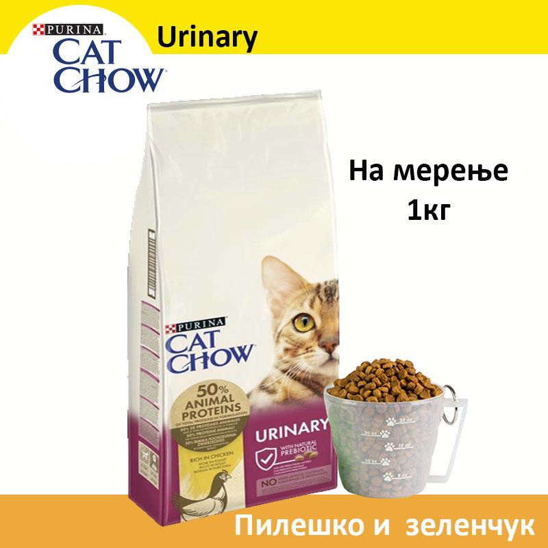 Cat Chow UTH Сува храна за мачки со Пилешко [Рефус 1кг]