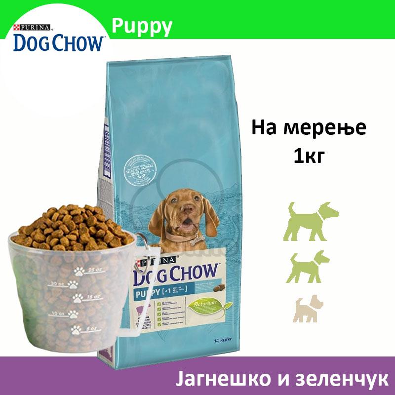 Dog Chow PUPPY Сува храна за Кученца со Јагнешко [Рефус 1кг]