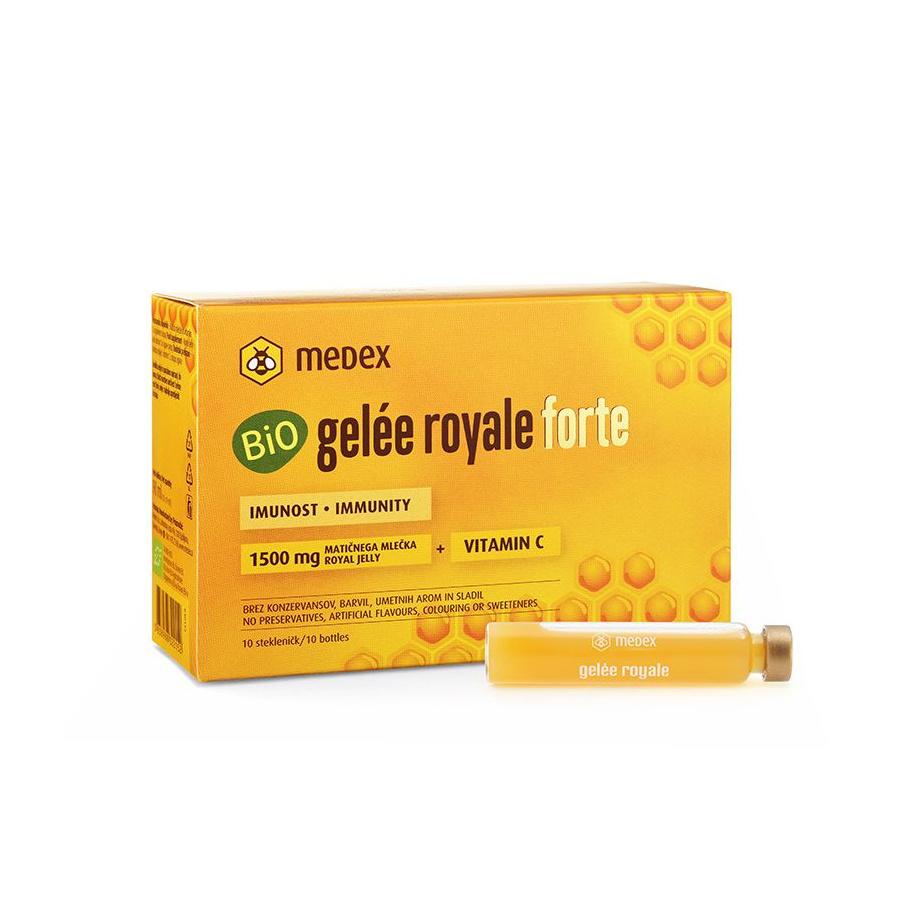 MEDEX Био желе ројал форте ампули со матичен млеч 90мл