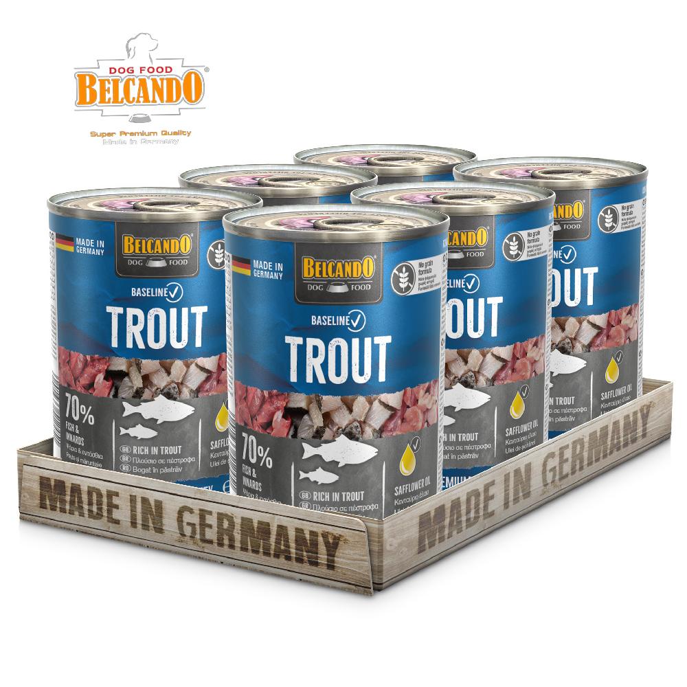 BELCANDО Влажна храна за кучиња - Риба, 6x400г.