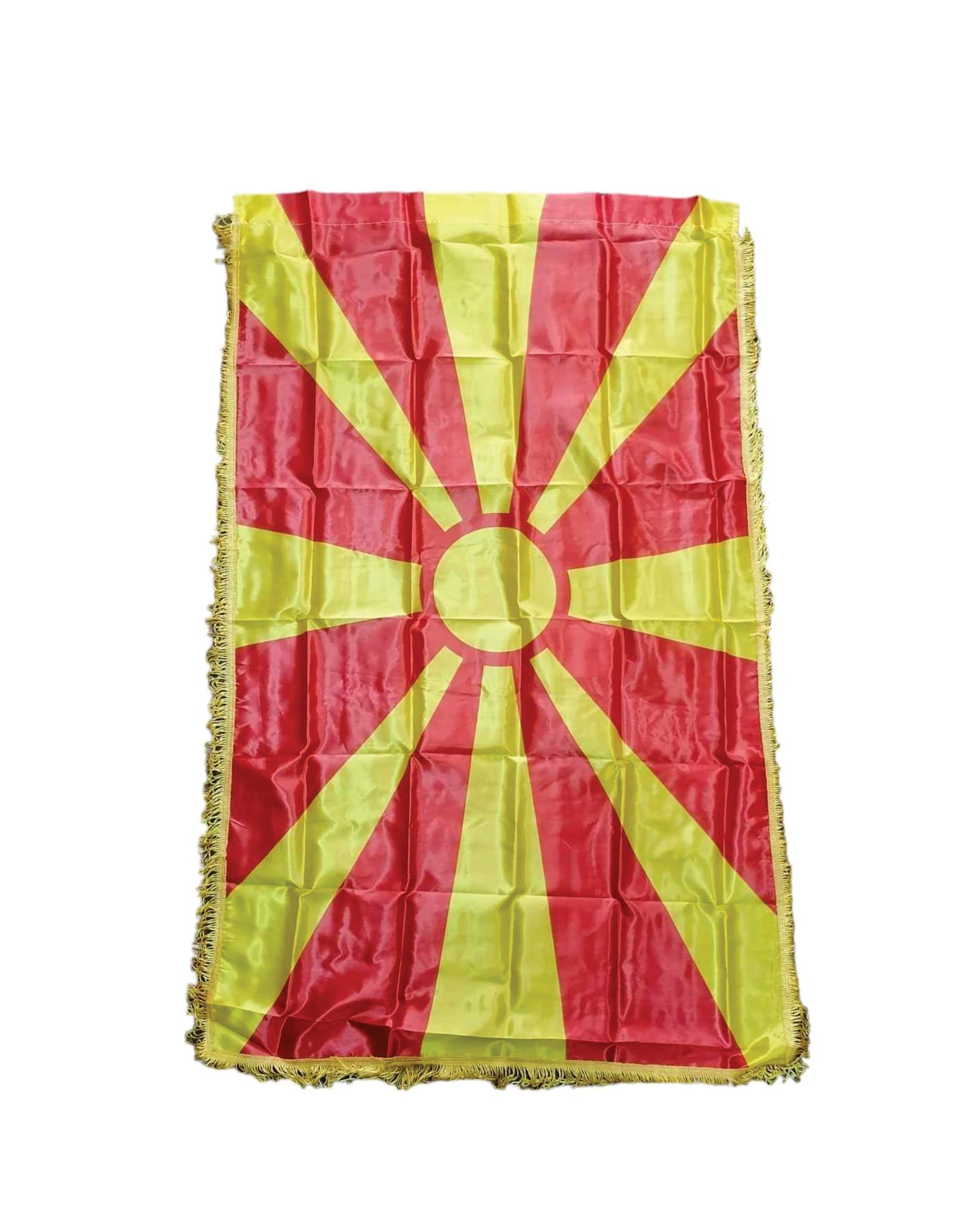 MACEDONIAN CORNER Знаме со реси Македонија