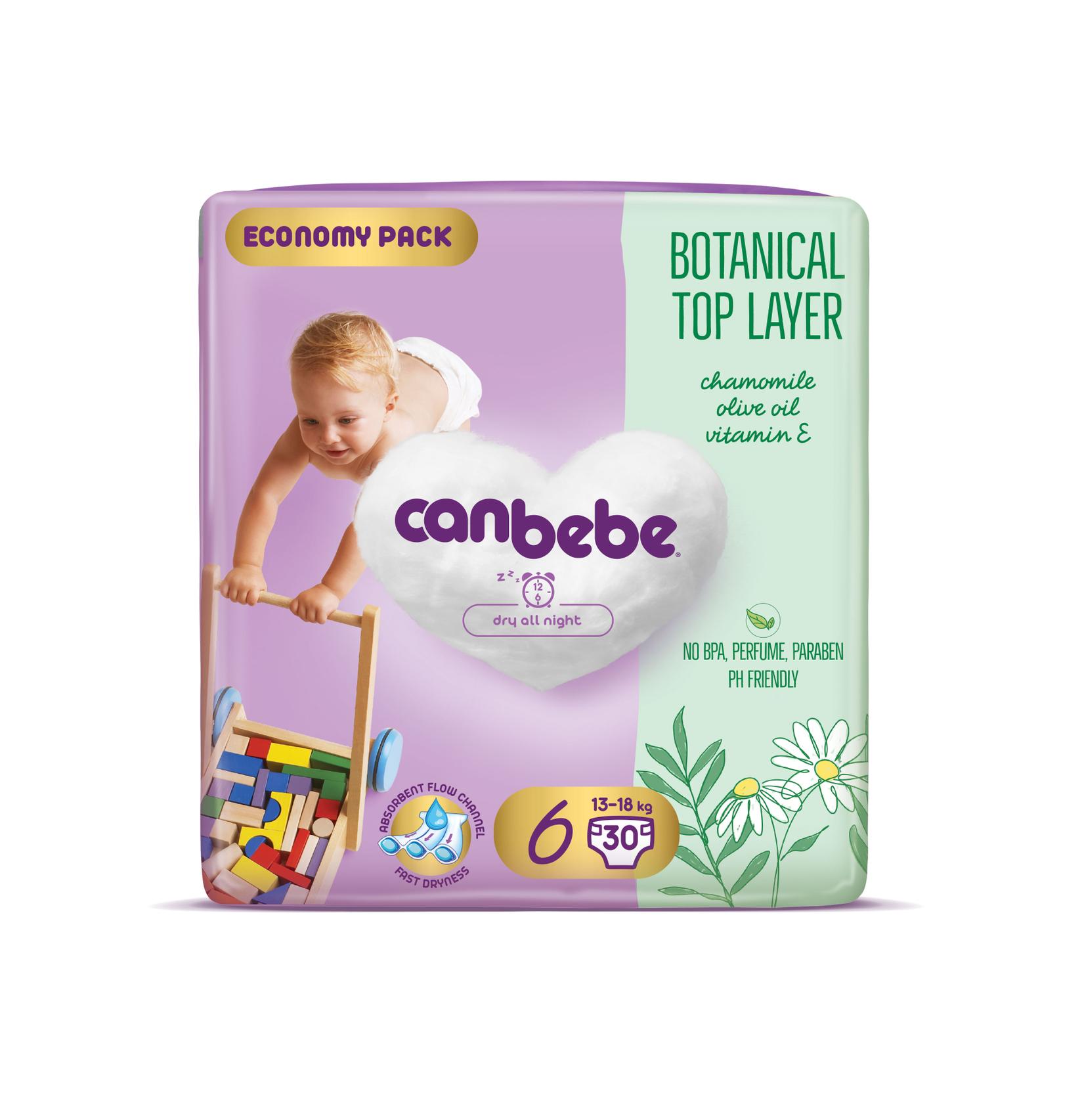 Canbebe Пелени бр.6 /30 / 13-18 kg