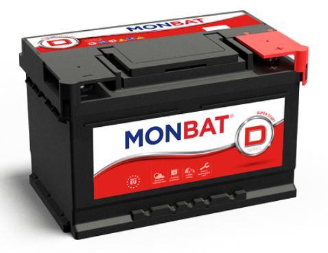 MONBAT Акумулатор 12v 75Ah 680A D Десен +