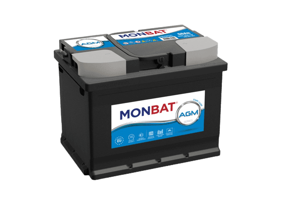 MONBAT Акумулатор 12v   60Ah 640A AGM Десен +