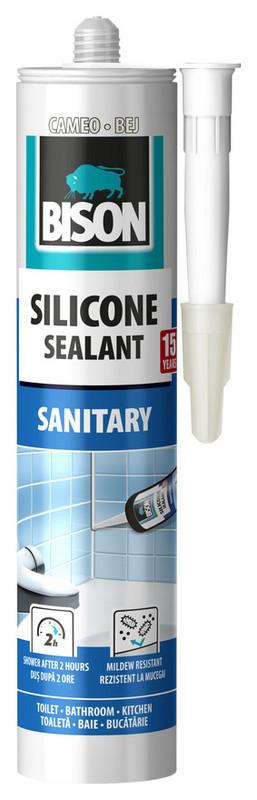 Bison Силикон Санитарен Сив 280мл.