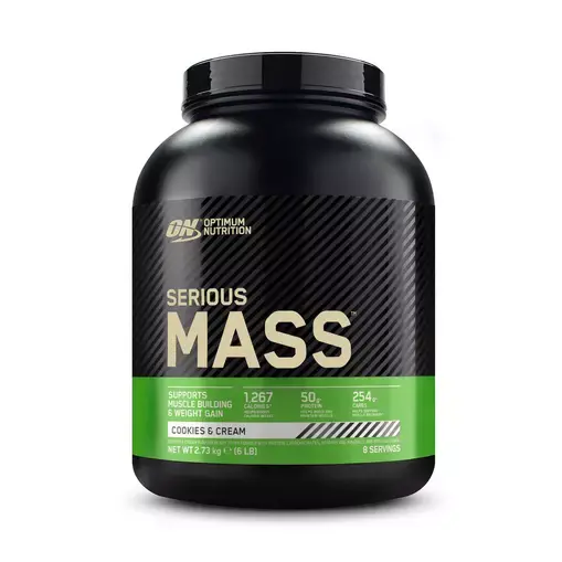 OPTIMUM NUTRITION Гејнер SERIOUS MASS, COOKIES AND CREAM, 2.7кг.