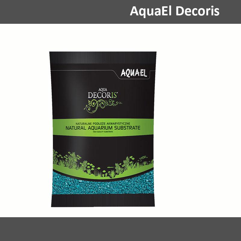 AQUA EL Кварцен Песок Decoris за аквариум [Вреќичка 1кг] - тиркиз
