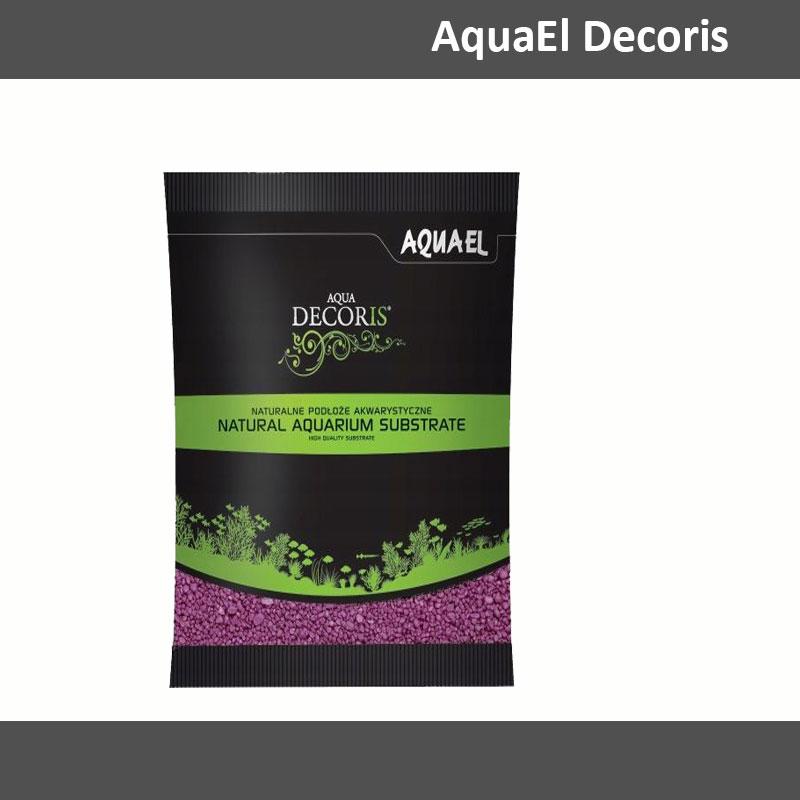AQUA EL Кварцен Песок Decoris за аквариум [Вреќичка 1кг] - темно розе