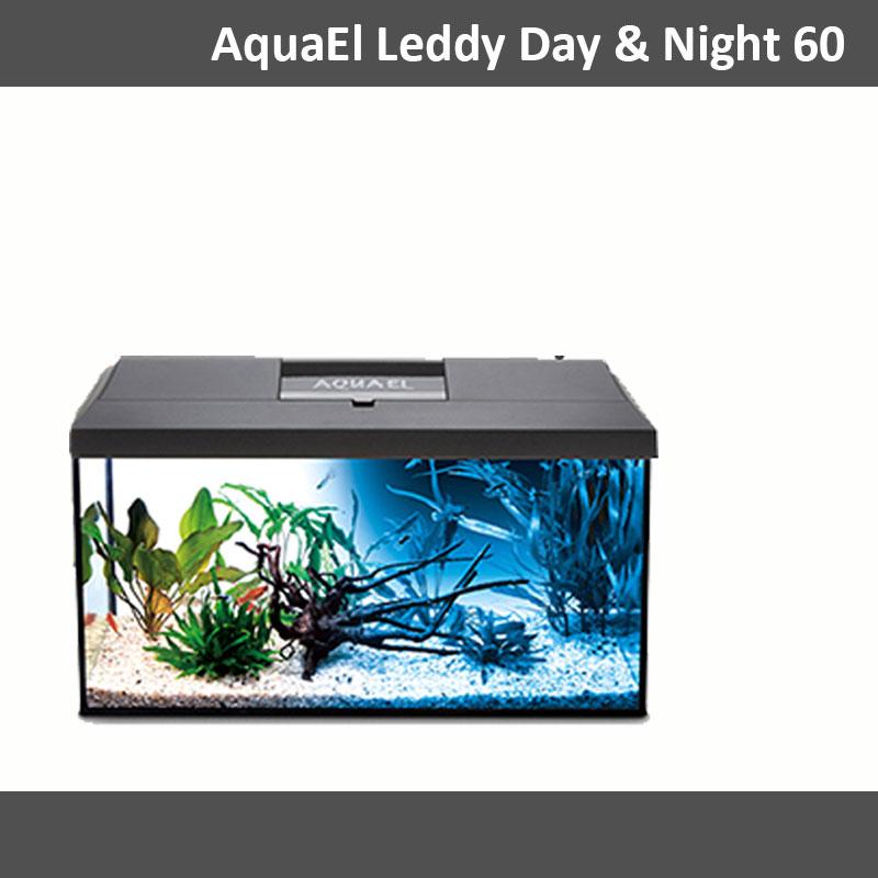 AQUA EL Аквариум модел Leddy Day & Night 60 - црн