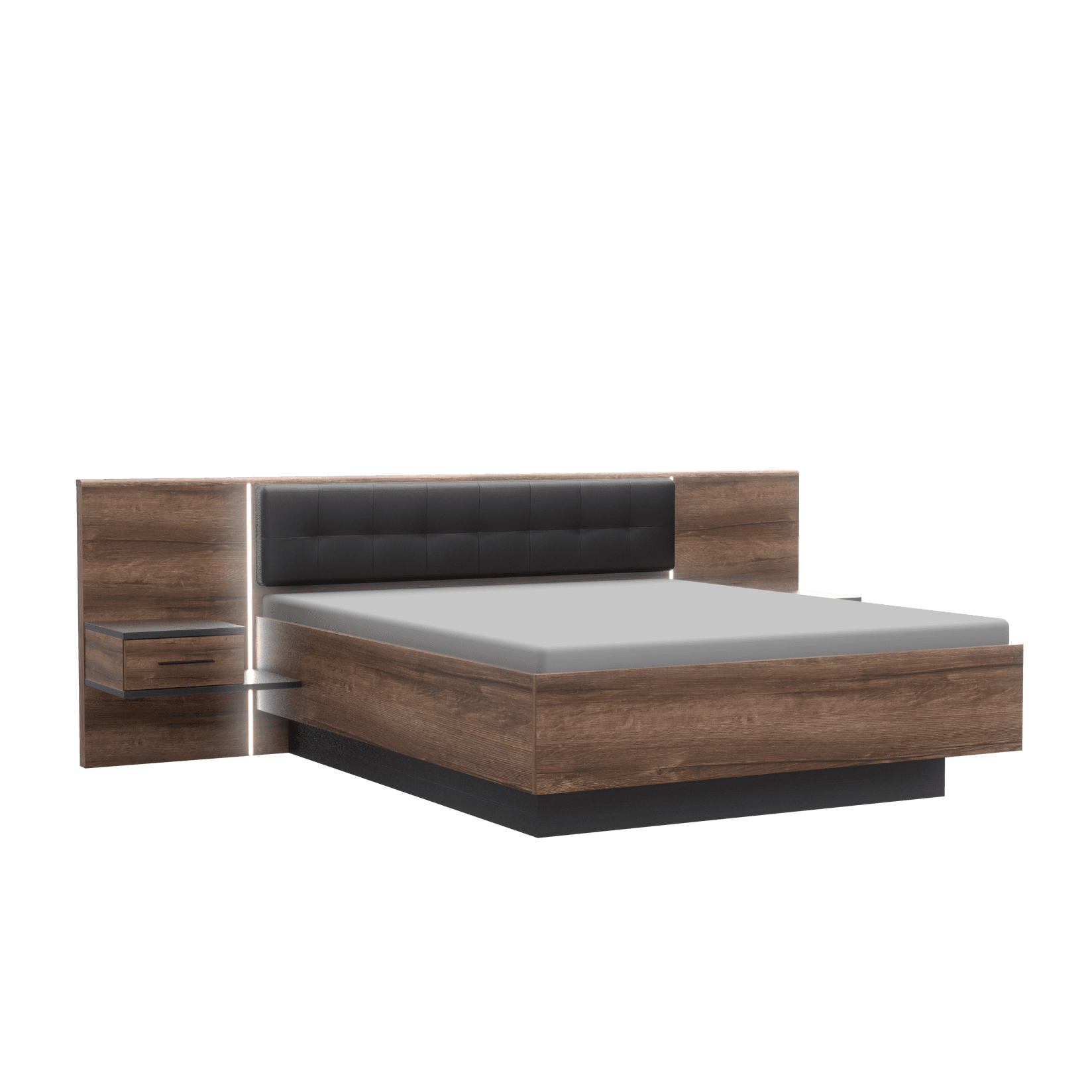 МЕБЕЛ-ВИ Лежај Белви со наткасни