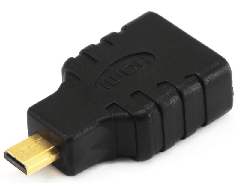 E-GREEN адаптер Micro HDMI (M) - HDMI (F) црно