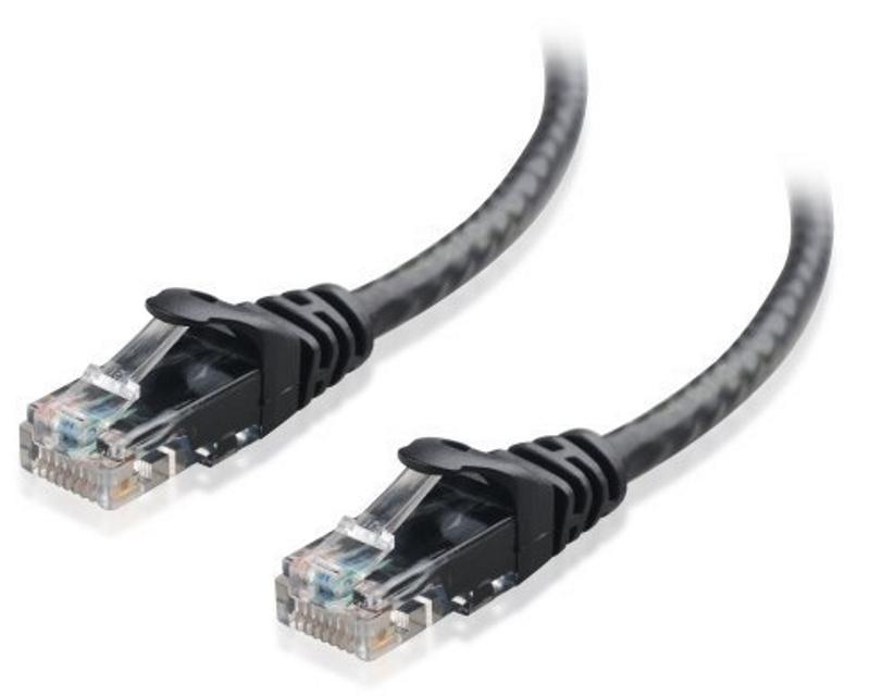 E-GREEN Cable UTP лепенка Cat6 0,5m црна