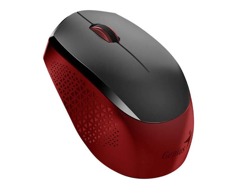 GENIUS Безжично глувче NX-8000S, црно/црвено