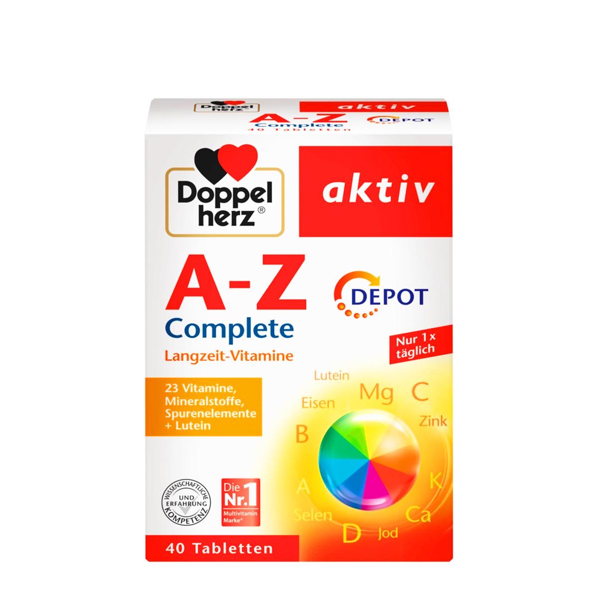 DOPPEL HERZ Комплекс од витамини и минерали А-З 40 таблети 123271