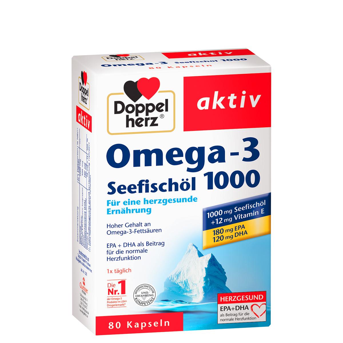 DOPPEL HERZ Omega-3 1000mg 80 таблети 123274