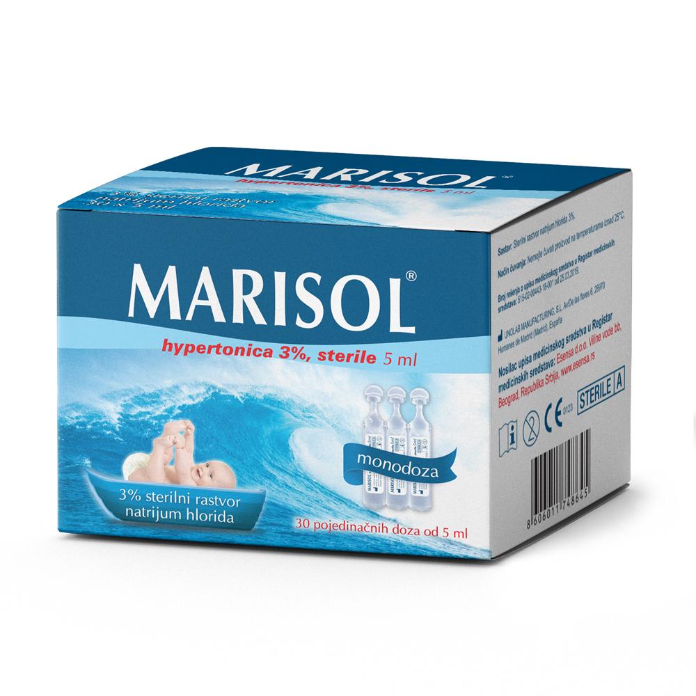 Marisol хипертонични стерилни ампули (3%) 30x5ml