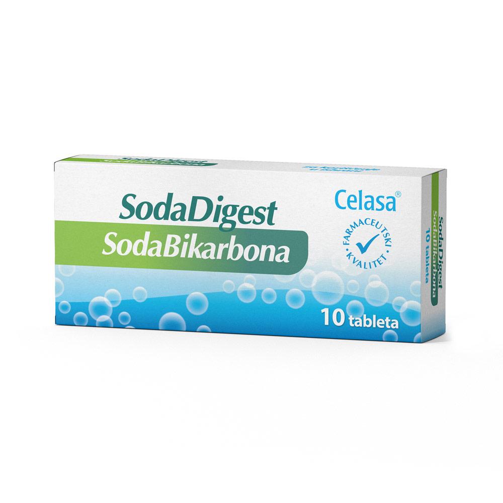 Сода бикарбона Sodigest 10 таблети