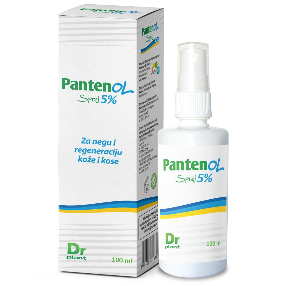 Dr Plant Panthenol спреј 5% за регенерација на кожа и коса 100ml