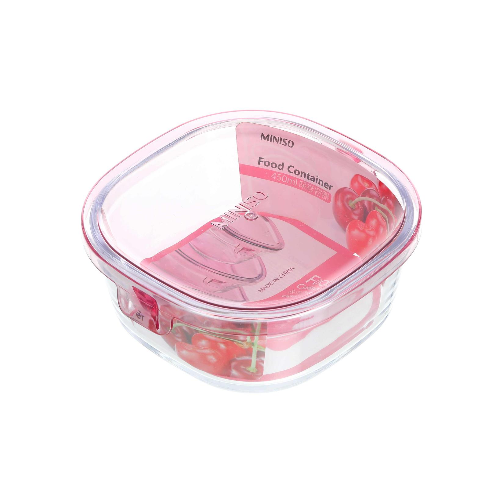 Miniso Кутија за храна - 450мл светло розева