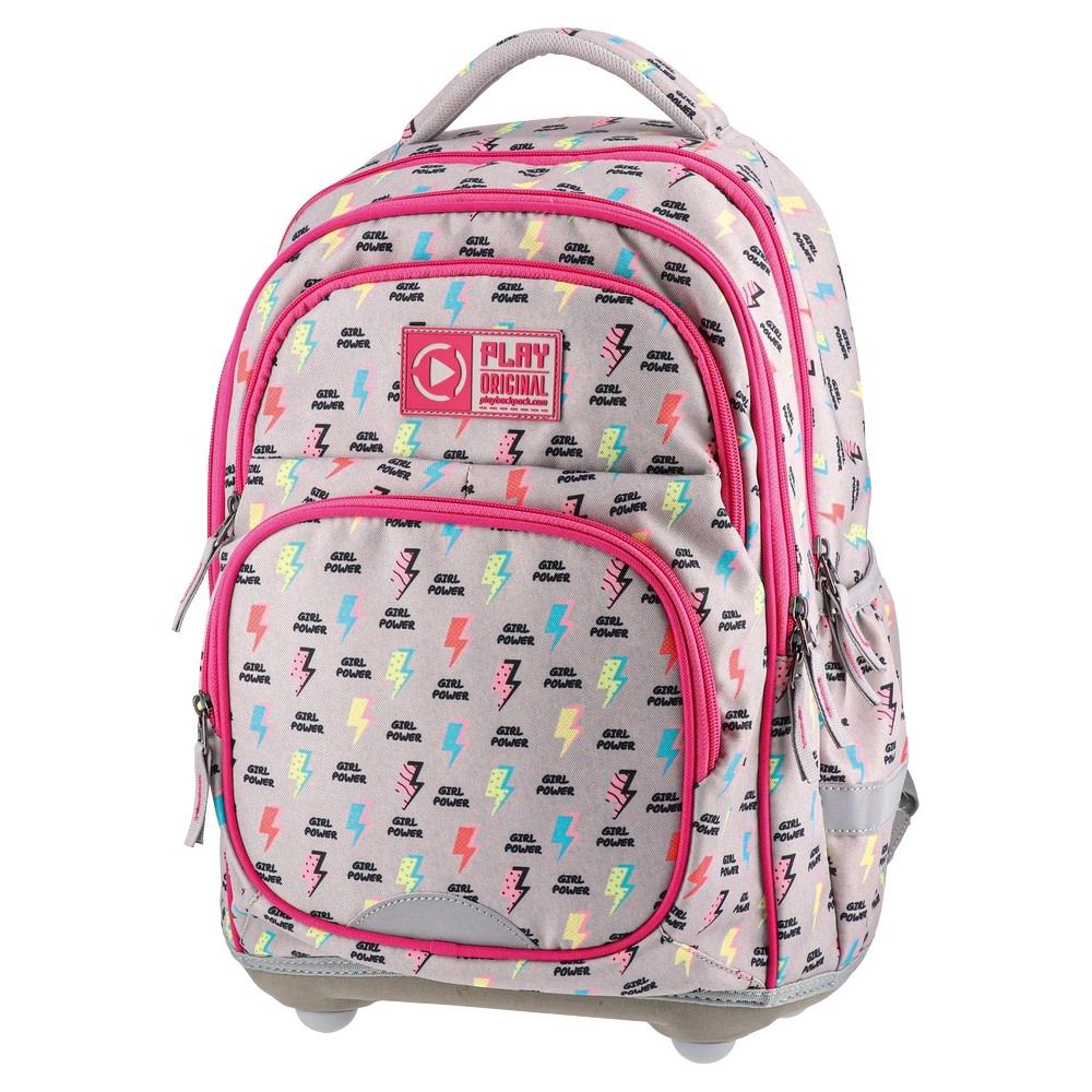 PLAY Superb, Анатомски ранец, Girl Power, розевабоја