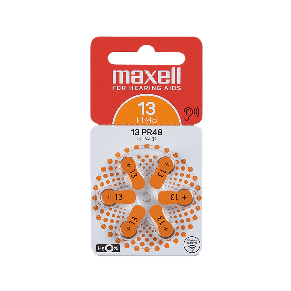 Батерија за слушни апарати maxell 13 pr48