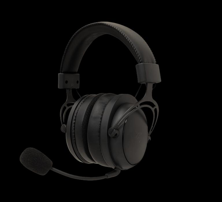 WHITE SHARK Безжични Гејмерски Слушалки Gorilla Pro црни 2.4GHz & BT