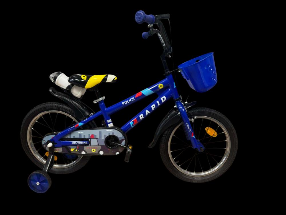 RAPID Детски велосипед POLICE BLUE 16"