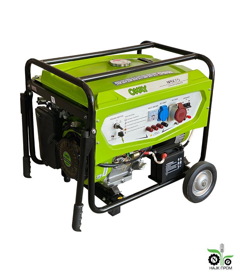 OKAY Агрегат  NPGE 7,5 / монофазен и трофазен