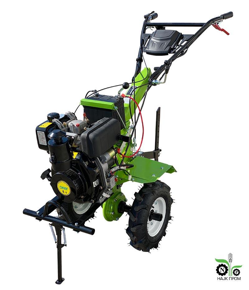 OKAY Мотокултиватор NP-105 E / дизел / електричен стартер / со дополнителна опрема