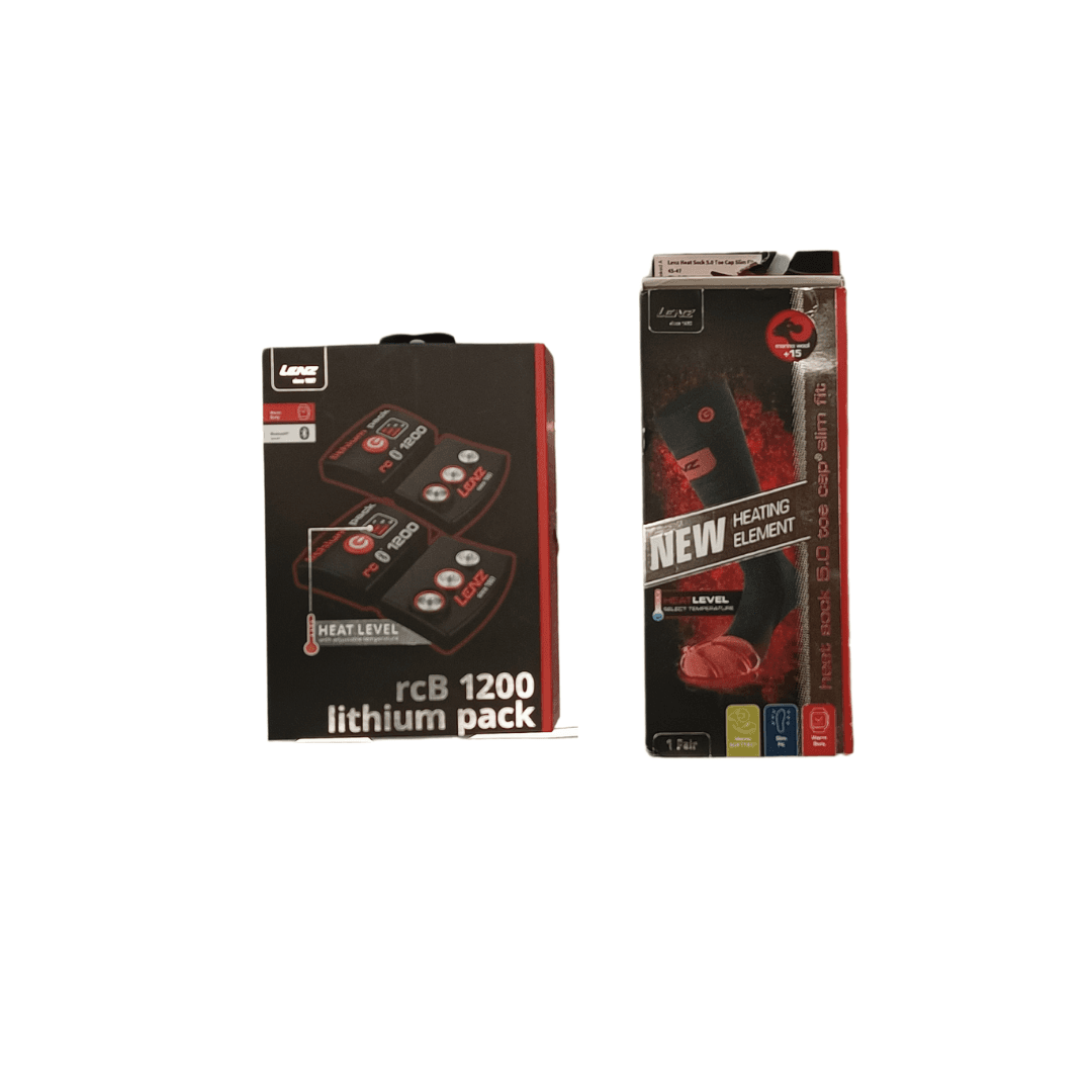 Lenz RCB 1200 со HEAT SOCK 5.0 TOE CAP Батерија и електрична чорапа