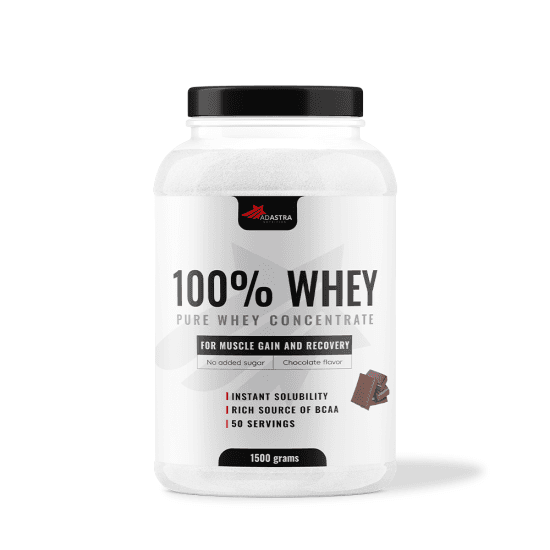 Selected image for ADASTRA WHEY Протеин 100% со вкус на чоколадо, 1500г
