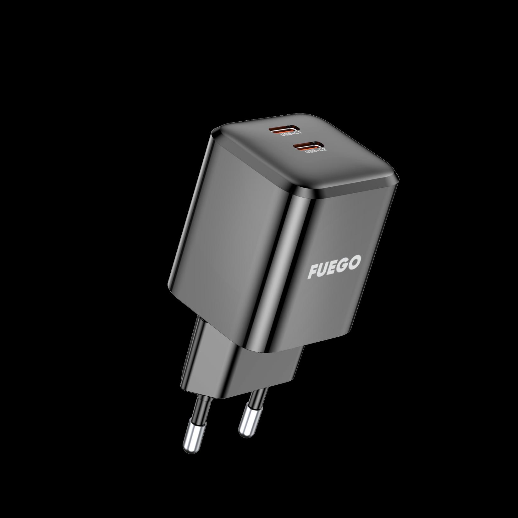 FUEGO Полнач Type-C1 (35W) + Type-C2 (18W) (FG35W)