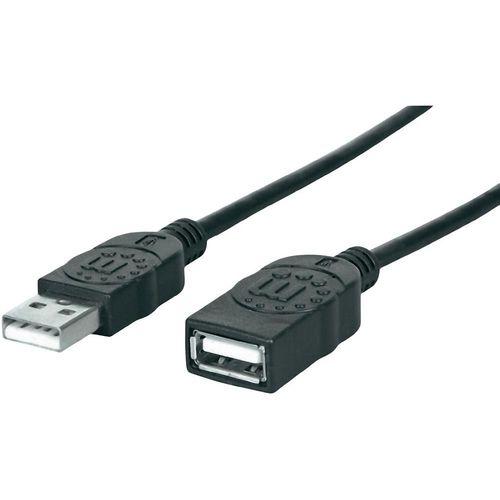 Manhattan USB Кабел EXTENSION A-M TO A-FM 1.8M BLACK 338653