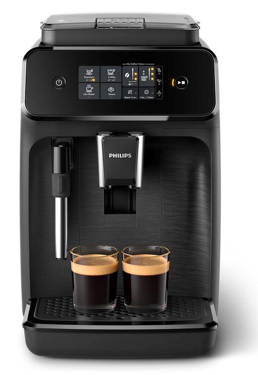 Philips Еспресо Апарат EP1220/00 – 1500W, 15 Bar, 1.8L Резервоар, 12-Нивоа Мелница, Прилагодлива Јачина и Температура