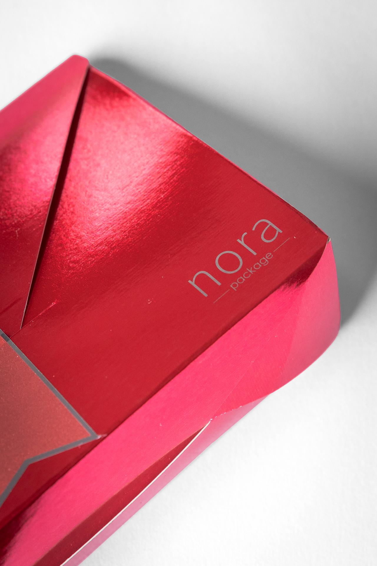 Nora package Сет од три плик ташнички црвени