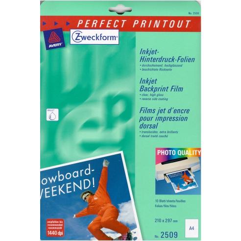 Фолија инкџет А4 1/10 со фото квалитет