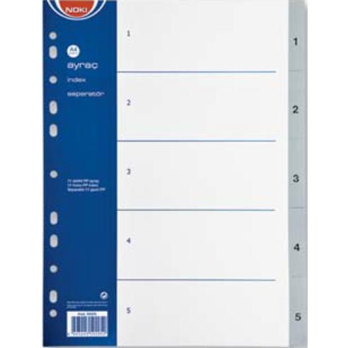 NOKI Разделник 1-5 бројки А4