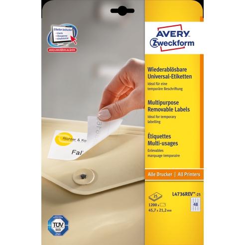 Етикети лесно одлепливи ZWECKFORM 4736