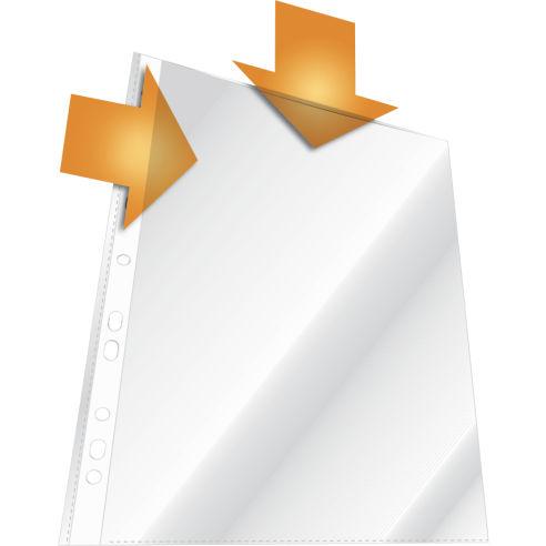 DURABLE Папка УР+Л А4 ПВЦ Перфорирана со отвор од 2 страни 1/1