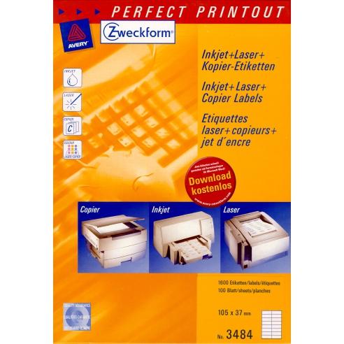 ZWECKFORM 3484 А4/100 105*37