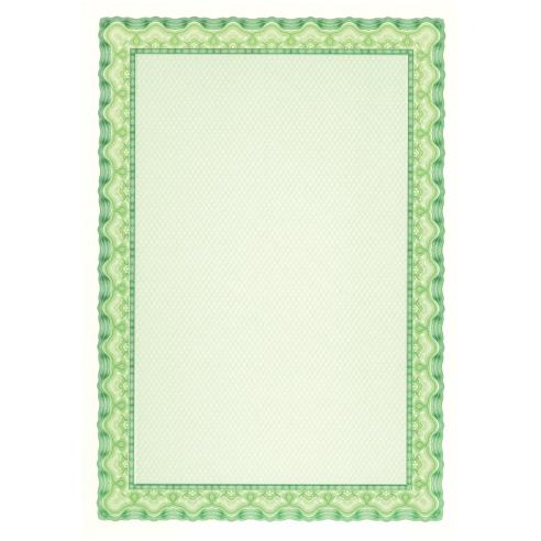 Хартија Осд4054 А4 1/25 115Гр.За Сертификати Емералд Зелена